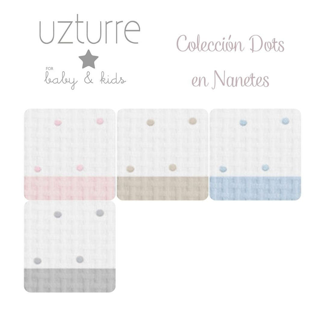 Minicuna ratán Dots Uzturre - Nanetes